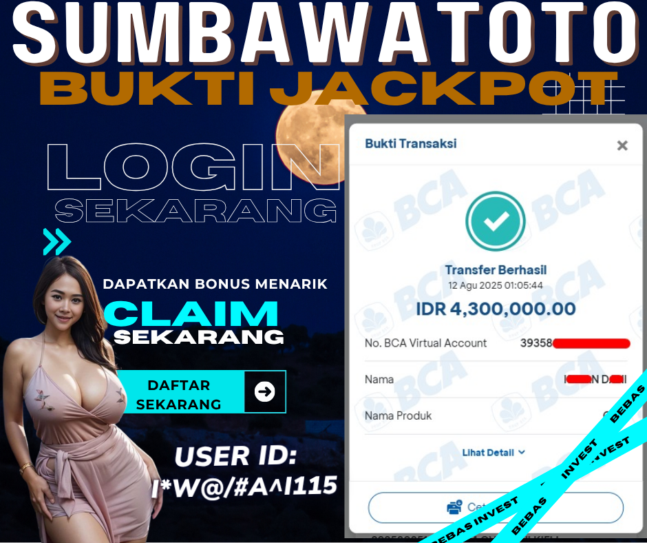 YANG MAU MAIN TANPA MODAL BISA DI SUMBAWATOTO!! CUKUP DOWNLOAD APLIKASI KITA DAN AKAN KITA BERIKAN BOSUS < BURUAN  DOWNLOAD APLIKASI KITA SEKARAN JUGA > 